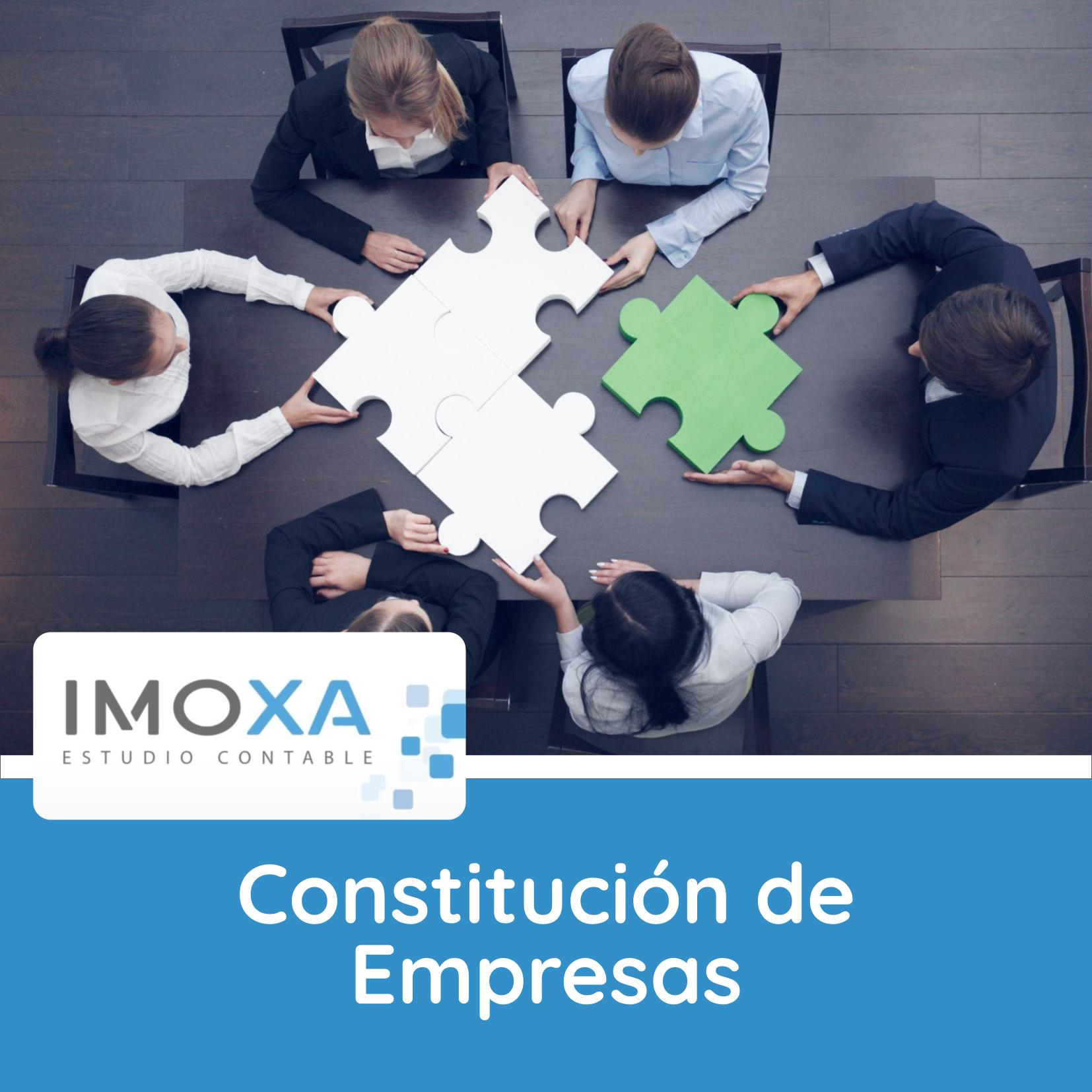 IMOXA Constitucion de Empresas